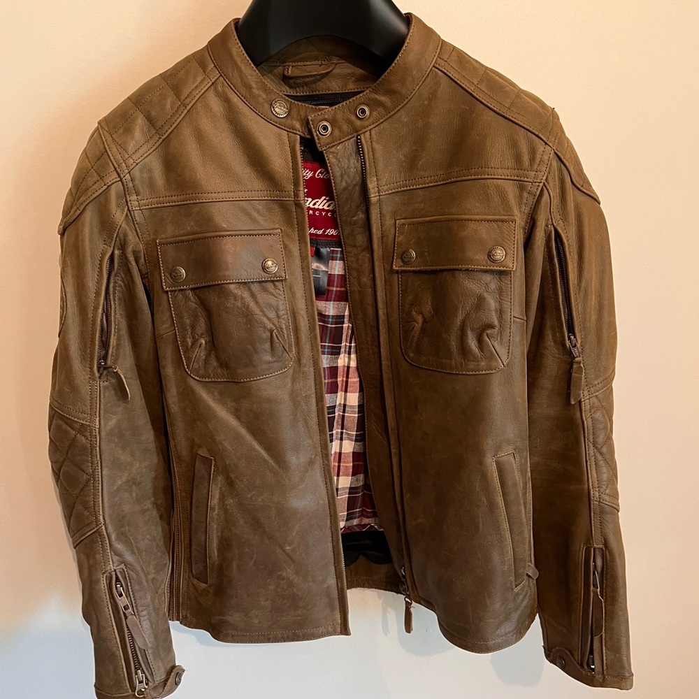 Indian Motorcycle- “Benjamin” Leather Jacket